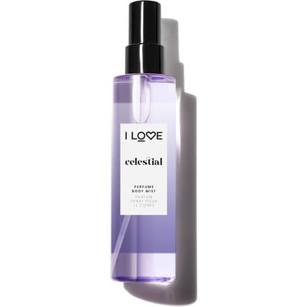 I Love Celestial Perfume Body Mist Amber and Jasmine Scent Long-Lasting Fragrance Hair and Body Fragrance Mist Eau de Toilette (EDT) Femme 200ml