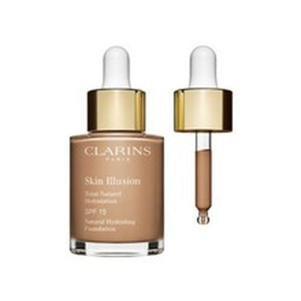 Clarins Skin Illusion Spf 15 Natural Hydrating Foundation 30 Ml 112 Amber