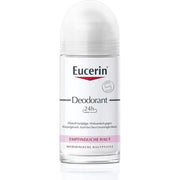 Beiersdorf Eucerin Deodorant Rollon For Sensitive Skin 50 Milliliters Déodorant (Déo) Mixte