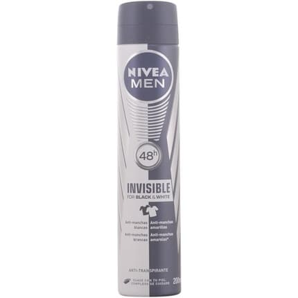 Men Black & White Invisible Déodorant 200 ml