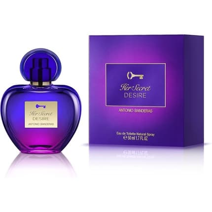 Antonio Banderas Perfumes Her Secret Desire Eau de Toilette (EDT) Femme 50ml