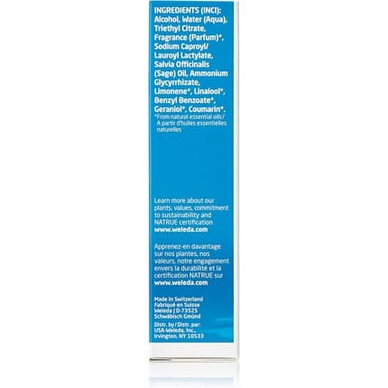 Weleda Sage Deodorant Natural And Refreshing Déodorant (Déo) Mixte