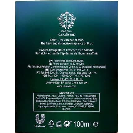 Brut Lotion Après-Rasage Homme 100 ml