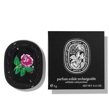Diptyque Eau Rose Refillable Solid Perfume 0.11 Oz , 1oz≈30ml 3 G New & Sealed Maison des fragrances