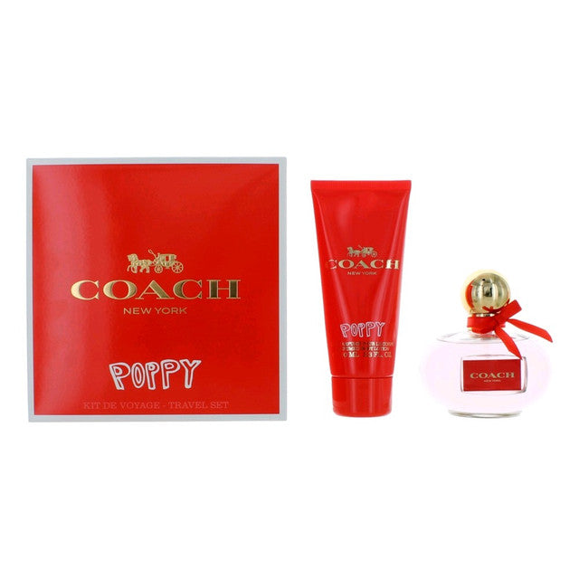 Coach Poppy 2-Piece Gift Set - Eau de Parfum 100ml Body Lotion 100ml
