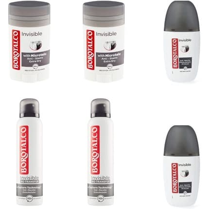 Borotalco Invisible Deodorant Trial Package Deo Stick Vapo Original Fresh Unisexe