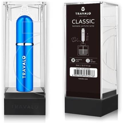 Travalo Classic Blue Perfume Atomizer Fragrance (Fragrance) Mixte