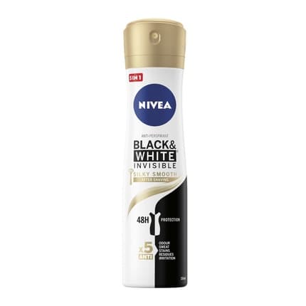 Nivea Black & White Invisible Silky Smooth Antiperspirant Déodorant (Déo) Mixte 250ml