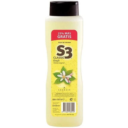 S3 Colonia Classic Fresh 600150 Ml Consumer Fragrances