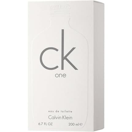 Calvin Klein CK One Unisex Eau de Toilette (EDT) Mixte 200ml