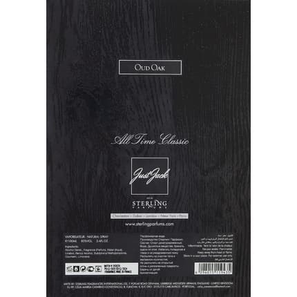 Just Jack S Oud Oak Eau Da Parfum Eau de Parfum (EDP) Mixte 100ml