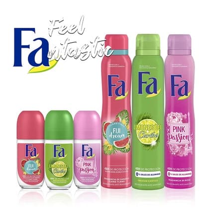FA Deodorant Caribbean Lemons 200ml Unisexe