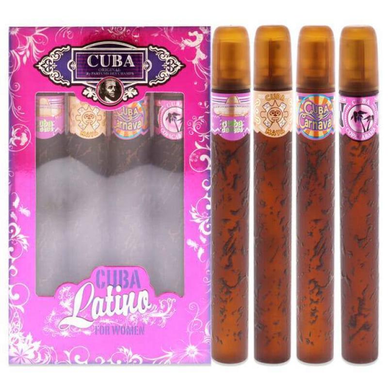 Cuba Brazil Copacabana, Brazil Carnaval, Mexico Maya, And Mexico Cacatus Eau De Coffret 35 ml