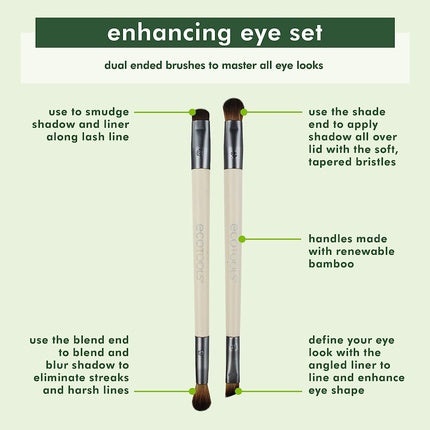 EcoTools Eye Enhancing Duo Brush Set