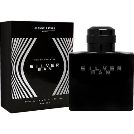 Jeanne Arthes Silver Man Eau de Toilette 100ml Spray