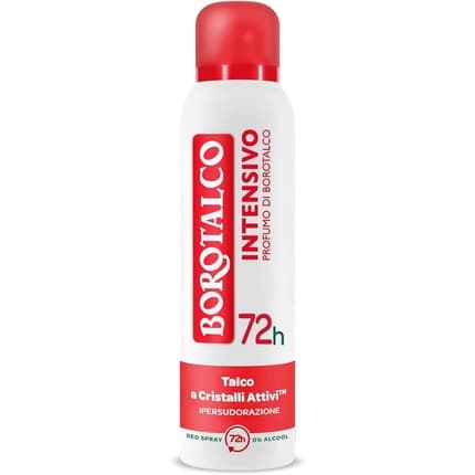 Italian Gourmet Borotalco Intensivo Deodorant with Active Crystal Talk - Pack of 12 Déodorant (Déo) Mixte 150ml