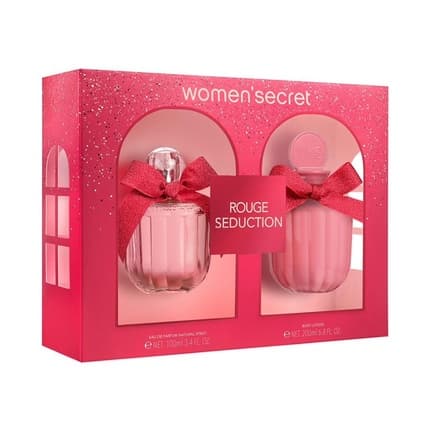 Women'secret Rouge Seduction Gift Set and Body Lotion Fruity Chypre 2 Piece Assortment Coffret (Coffret) Femme 100ml