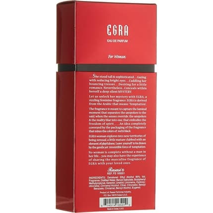 Rasasi Egra Rasasi Eau de Parfum (EDP) Femme 100ml