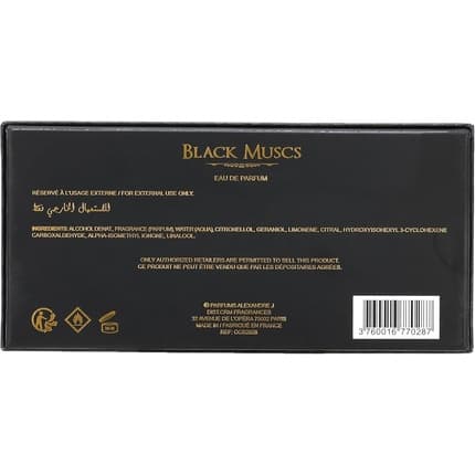 Alexandre J Black Muscs Eau de Parfum Mixte 100 ml