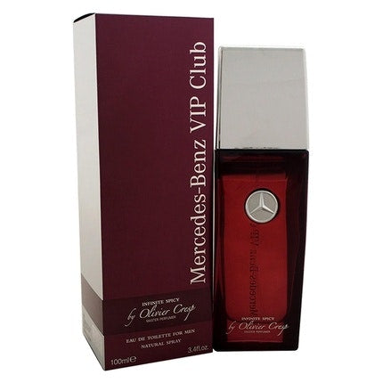 Mercedes-Benz Vip Club Infinite Spicy Irresistible Fragrance for Men Eau de Toilette 3.4 oz