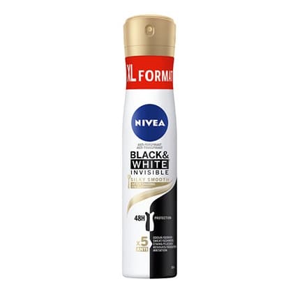 Nivea Black & White Invisible Silk And Smooth Déodorant 200 ml