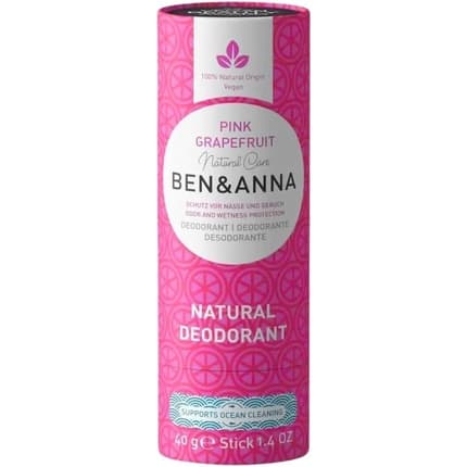 Ben & Anna Deostick Pink Grapefruit Push Up Carton Déodorant