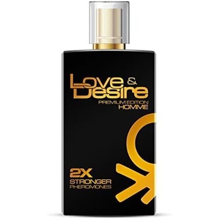 Love and Desire Gold Premium Edition Pheromones Eau de Toilette Homme 100 ml