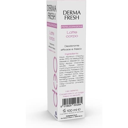 Neeliup Dermafresh Ipersudorazione Body Deodorant Milk Useful in Case of Excessive Sweating 100ml Unisexe