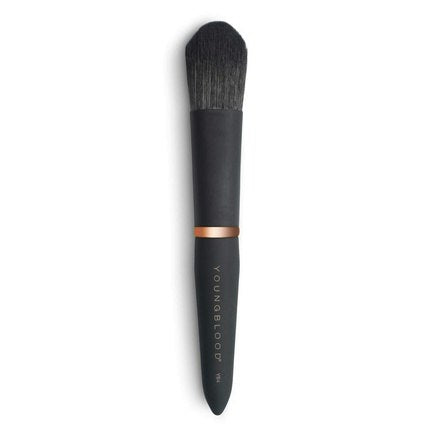 Youngblood Clean Luxury Cosmetics Pinceaux de luxe pour fond de teint et visage, pinceau pour fond de teint en poudre liquide, pinceau anti-cernes, pinceau pour surbrillance et contour, végétalien, sans cruauté envers les animaux Maison des fragrances