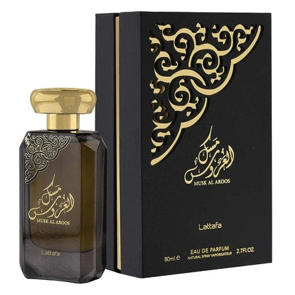 Musk Al Aroos Eau de parfum  Spray 80ml Par  Lattafa Pure Musky With Gift Pack High Quality 80ml Maison des fragrances