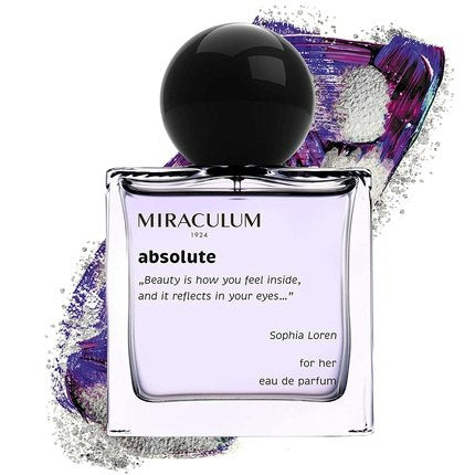 Miraculum Absolute Eau De Parfum pour femme  50ml - Fragrant Notes of Raspberry, Grapefruit, Pink Pepper, Grey Amber Miraculum 1924