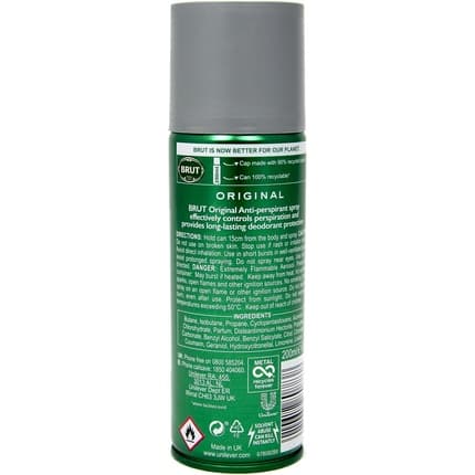 Brut and Déodorant Homme 200 ml
