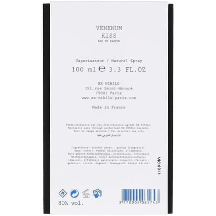 Ex Nihilo Venenum Kiss Eau de Parfum 100 ml