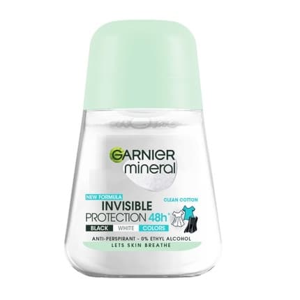 Garnier Invisible Protection 48h Clean Cotton Women Roll-On Déodorant 50 ml