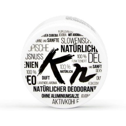 Activated Charcoal Deodorant 100% Natural Underarm Balm with Coconut Oil - Maison des fragrances