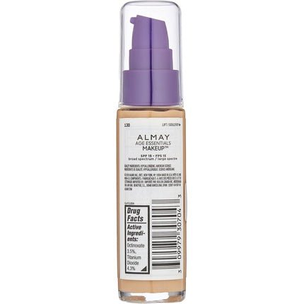 Almay Age Essentials Makeup Foundation Light/Medium Neutral 130 - Maison des fragrances