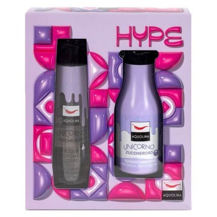 Aquolina 2024 Aquol.Hype Acqua 150 Ml & Bagno 250 Ml - Unicorno Zuccheroso Unisexe - Maison des fragrances