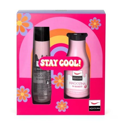 Aquolina Aquol.Stay Cool! Acqua 150 Ml + Bagno 250 Ml Fragolina Unisexe - Maison des fragrances