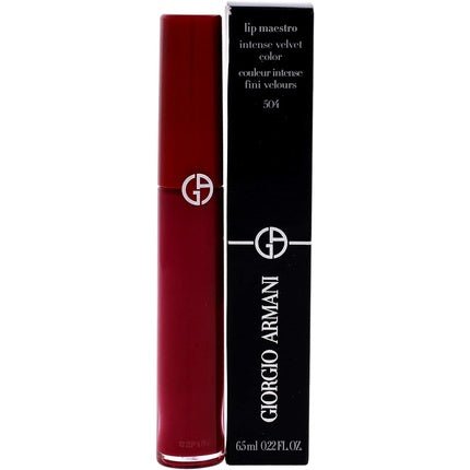 Armani Lip Maestro Matte Effect Lipstick 504 - Maison des fragrances