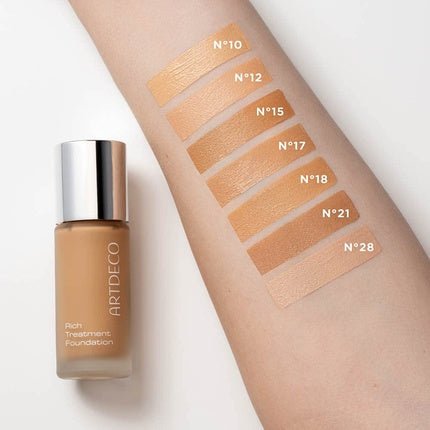 ARTDECO Rich Treatment Foundation Waterproof Liquid Cream Foundation 20ml 3 Vanilla Nude - Maison des fragrances