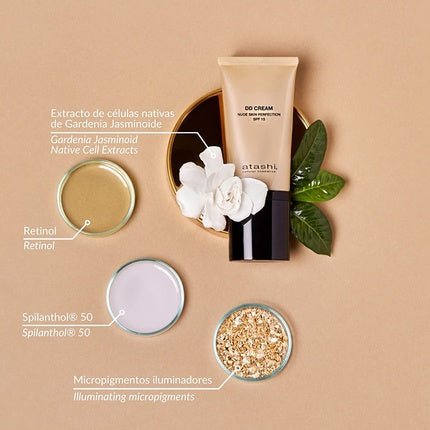 Atashi Anti - Aging DD Cream Color Treatment with SPF15 50ml Medium Tone - Maison des fragrances