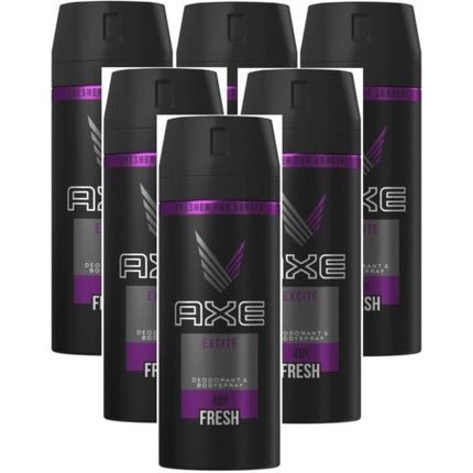 Axe Deodorant Body Spray 150ml - Pack of 6 - Maison des fragrances
