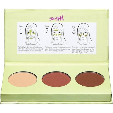 Barry M Cosmetics Chisel Cheeks Contour Kit Light - Maison des fragrances