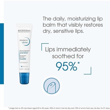 Bioderma Atoderm Restorative Lip Balm 15ml - Maison des fragrances