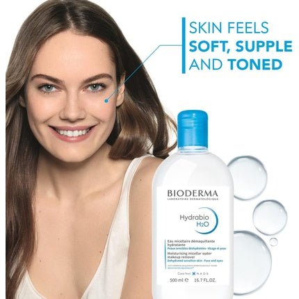 Bioderma Hydrabio H2O Cleansing and Moisturising Micellar Water for Dehydrated Skin 500ml - Maison des fragrances