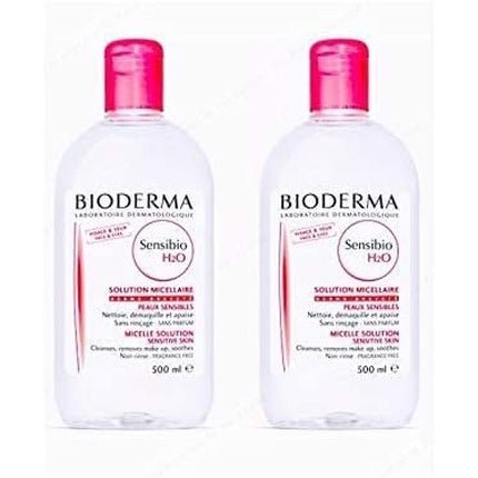 BIODERMA Sensibio H2O Micellar Water for Sensitive Skin 500ml - Pack of 2 - Maison des fragrances