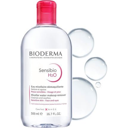 Bioderma Sensibio H2O Solution Micellaire Cleanser Makeup Remover 500ml - Maison des fragrances