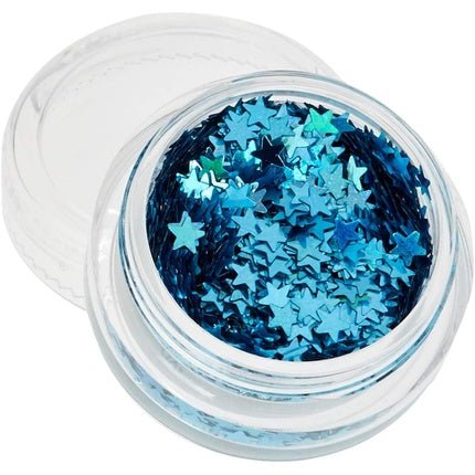 Blue Cosmetic Glitter Stars for Face - Maison des fragrances
