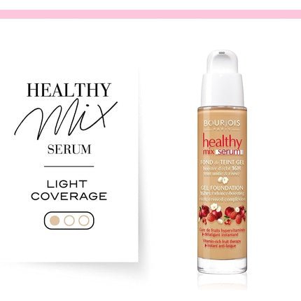 Bourjois Healthy Mix Serum Light Coverage Liquid Foundation 30ml 55 Dark Beige - Maison des fragrances