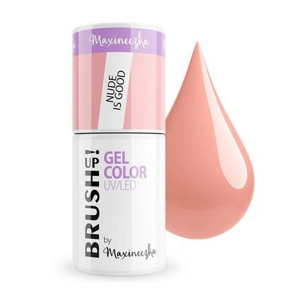 Brushup Gel Color Uv Led Hybrid Nail Polish Nude Is Good 5g - Maison des fragrances